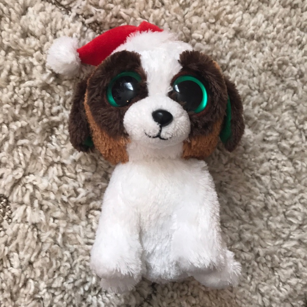 Christmas beanie boo dog